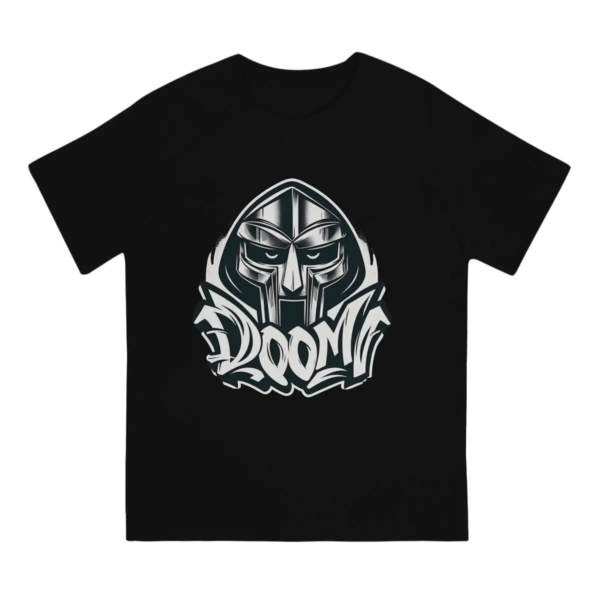 MF Doom T Shirt Men's  Cotton Casual T-Shirt Round Neck Marvel Doctor Doom Tees Short Sleeve Clothing Original