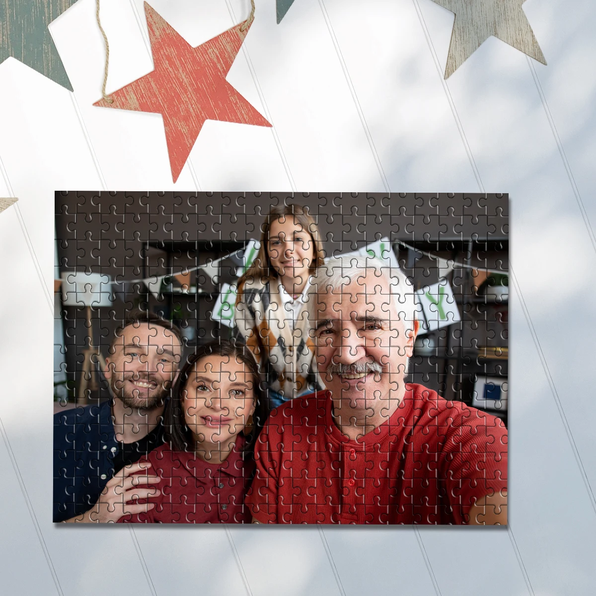 35/300/500/1000pcs Personalized Custom Photo Puzzle family photo Education Puzzle Toy wooden Puzzle