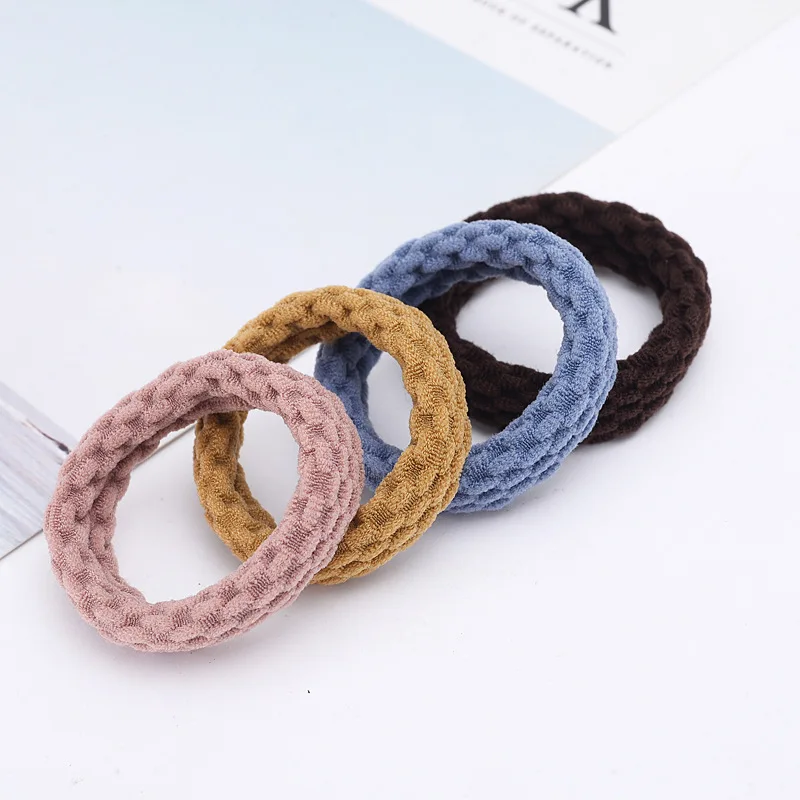 20PCS Women Girls Simple Basic Elastic Hair Bands Ties Scrunchie Holder Rubber Bands Fashion Headband Hair Accessories