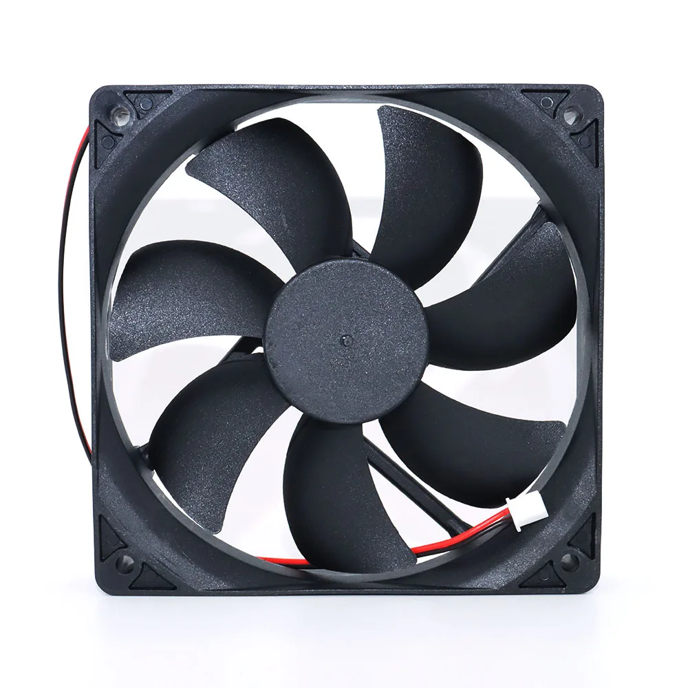 New yuelun D12SH-12 12V 0.3A 12025 12cm silent chassis power cooling fan