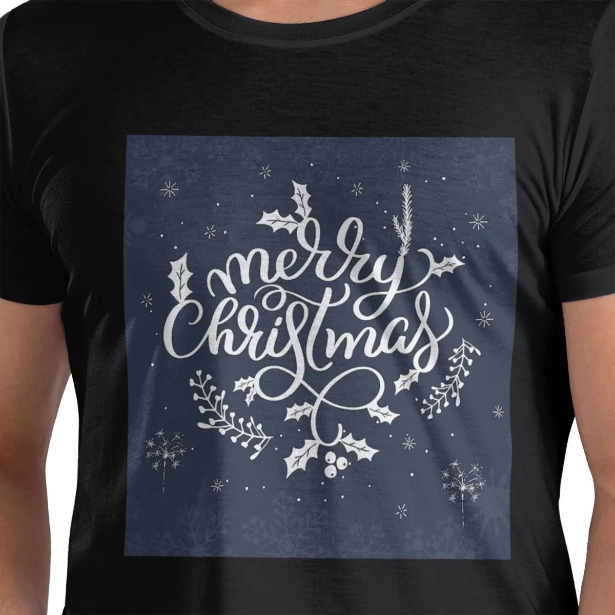 

Рождественская елка, новогодняя атмосфера, футболка из 100% хлопка, мужские модные футболки, мужские футболки с круглым вырезом и коротким рукавом, S-6XL