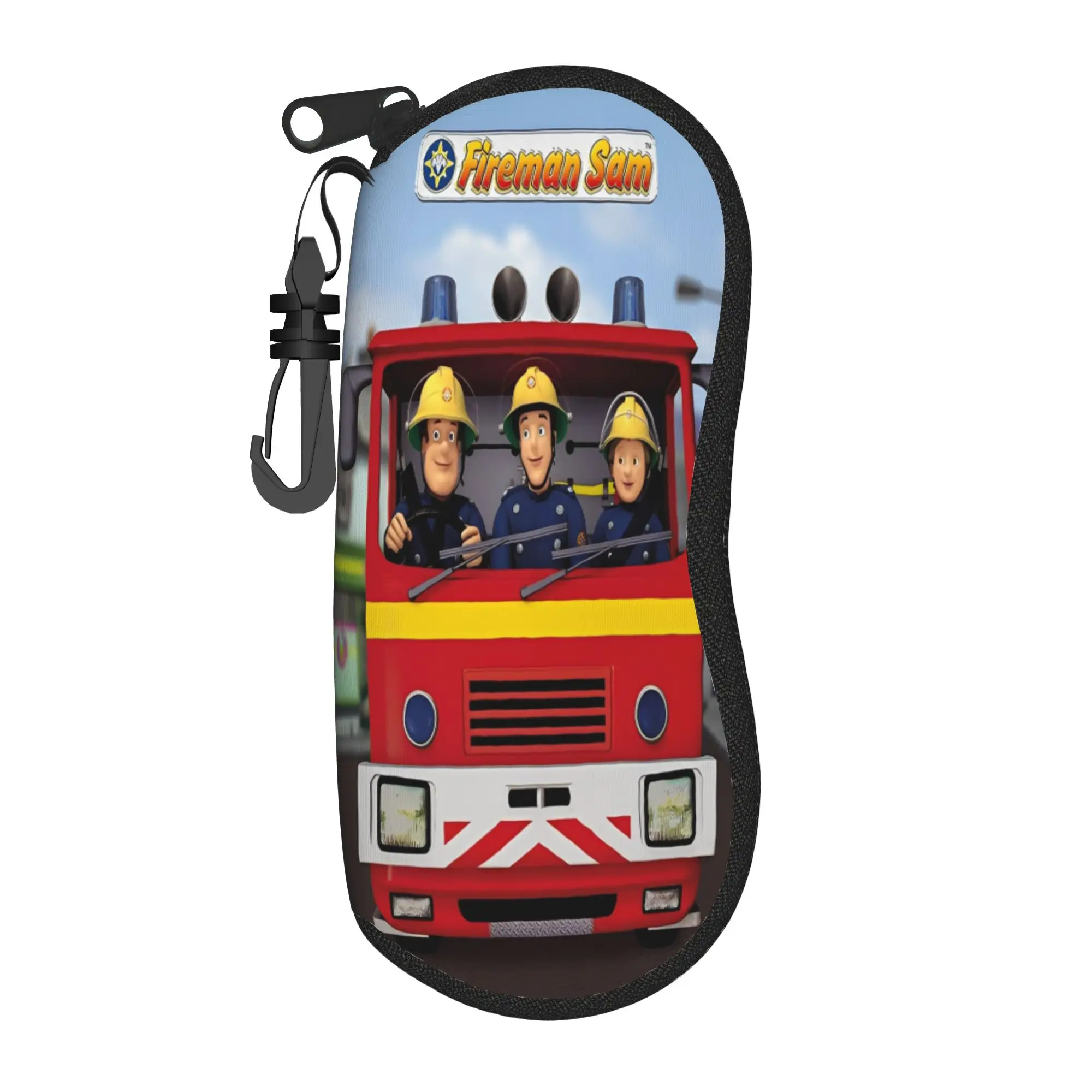 Harajuku Cartoon Glasses Case Firemans Sams  Merchandise  Accessories  Glasses Storage Box Ins Style Eye Contacts Case