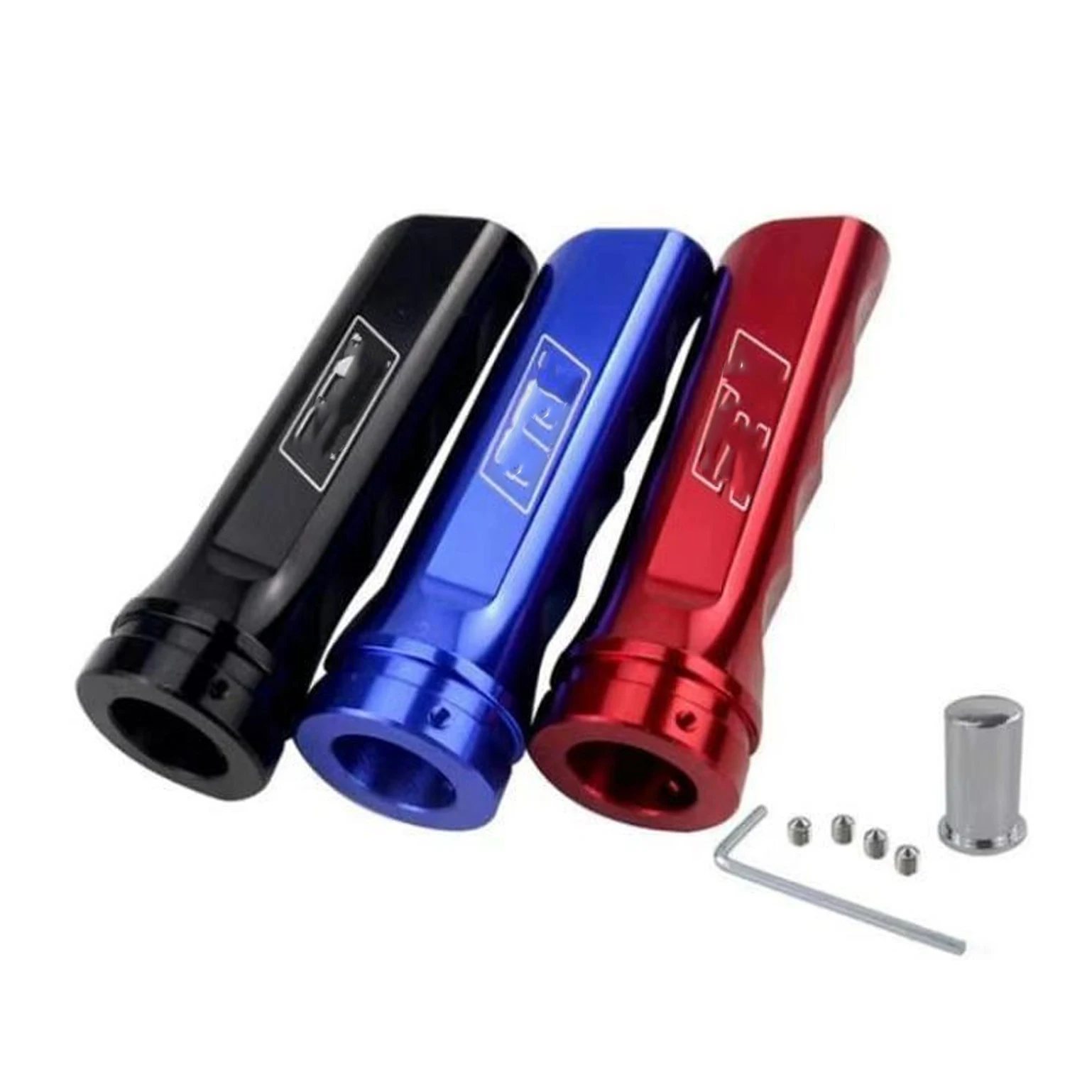

Universal Tiypeor Aluminum Universal Burnt Blue Aluminum Car Handle Hand Brake Sleeve Handbrake Cover