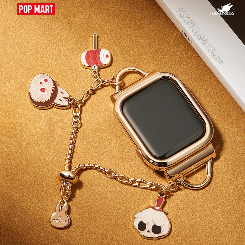 POPMART THE MONSTERS Catch Me If You Like Me IWatch Series Chain Strap Cute Anime Figure Ornaments Collection Gift