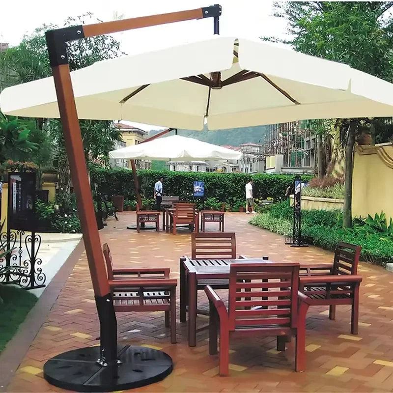 

Square Shape Wooden Hanging Outdoor Beach Umbrellas