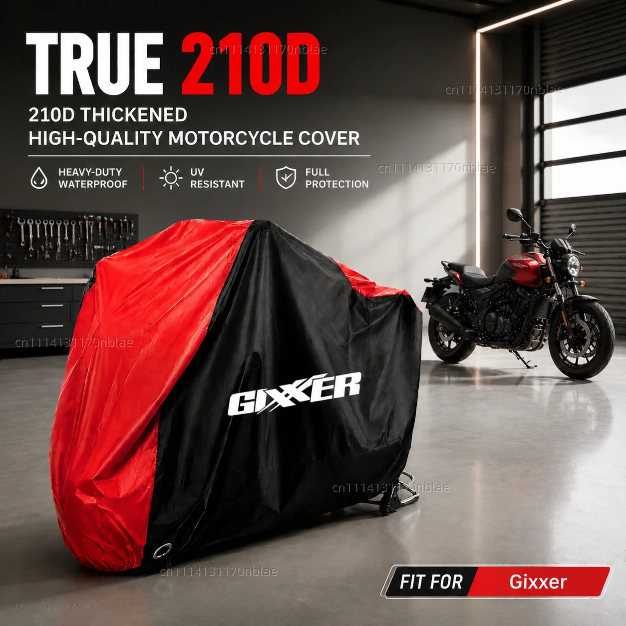 For Gixxer 150 SF 150SF SF 250 SF250 GIXXER 155 250 2020 2021 210D Motorcycle Cover Waterproof Dustproof UV Moto Rain Cover