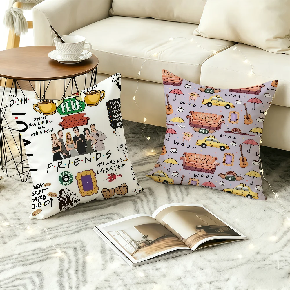TV F-Friends cushion cover Anti-dustmite Sofa Cushion Decorative Office Cover Lounge Area Indoor & Outdoor Use