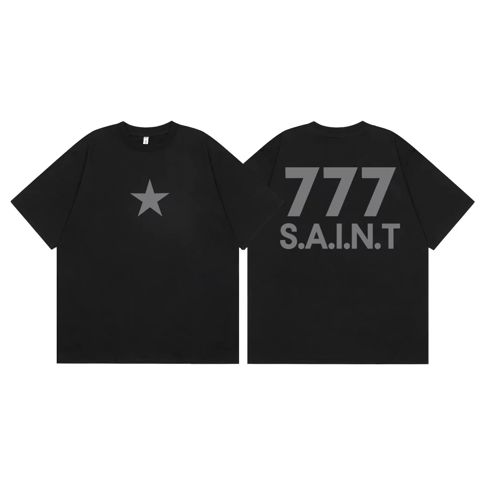 

The latest popular American retro Korean trend cotton women's T-shirt and men's high-quality top from 2025 brand T-shirt summer