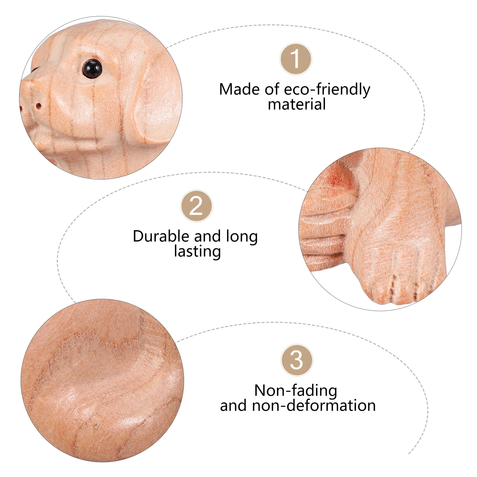 

Carving Ornaments Decor Craft Decoration The Dog Accessories for Garden