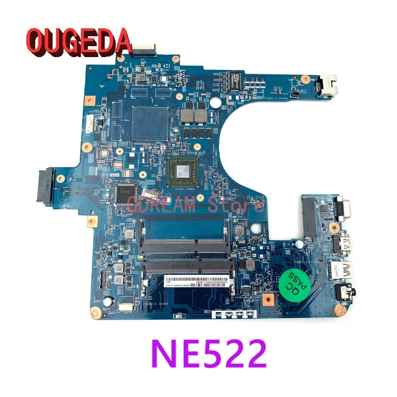 

OUGEDA For Gateway NE522 NE52209U Laptop Motherboard NB.M8111.00K NBM811100K Main Board CPU onboard DDR3 full tested