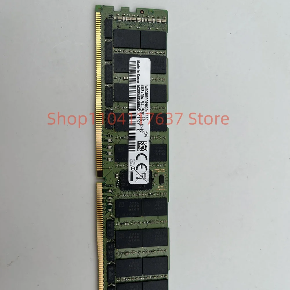 1 Stuks Ddr4 64G 2666 4rx4 PC4-2666V 64Gb Ecc Reg Rdimm Voor Samsung Server Geheugenmodule M386A8K40BM2-CTD7Y