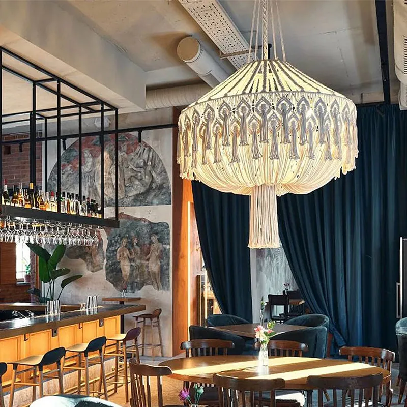French dining table dining chandelier dining room living room chandelier fringed antique bedroom atmospheric lamp
