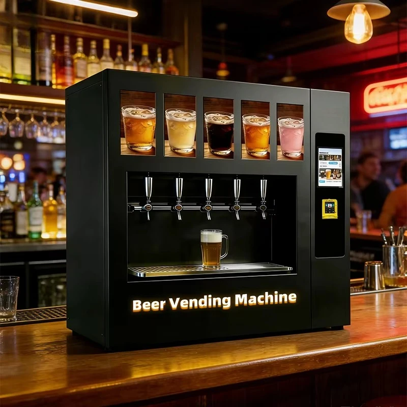 

Customized Unique Feature Best Seller Smart Self Service Machine Desktop Beer Vending Machine