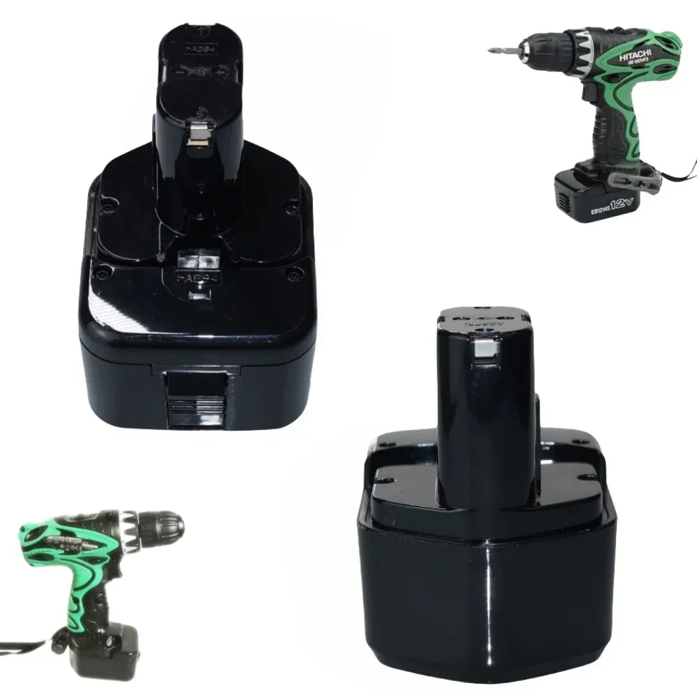 Para Hitachi EB1212S 12V 4.8/6.8/9.8/12.8Ah Bateria Recarregável EB1220BL EB1214S WR12DMR CD4D DH15DV C5D Bateria de Furadeira Sem Fio