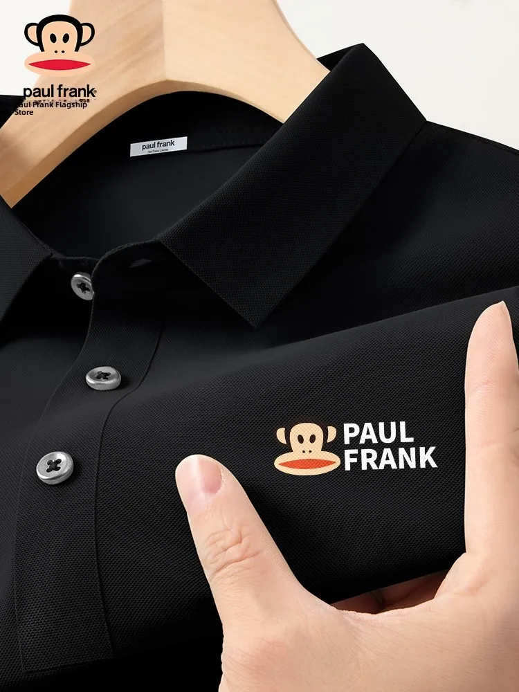 

Летняя охлаждающая футболка из ледяного шелка для мужчин, повседневная, с принтом Big Mouth Monkey, быстросохнущая, с коротким рукавом