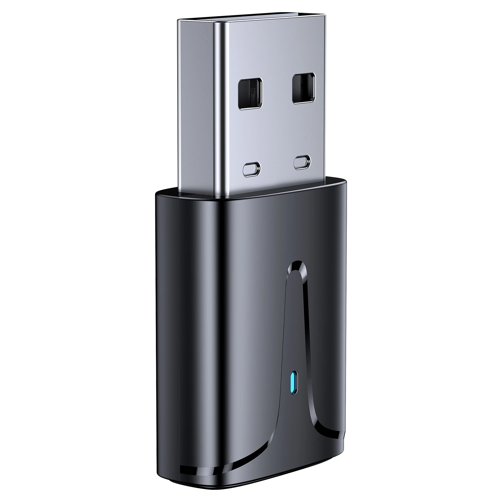 USB Bluetooth-Compatible 5.3 Adapter Plug & Play BT Receiver & Transmitter for Keyboard/Mouse/Headphone/Speakers/Printer