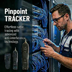 NF-811 Professional Network Line Finder 60V Anti-Burn Cable Tracer Wiring Tool for 4 Core Ethernet Cable (NOYAFA)