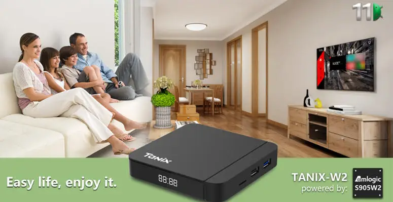 أزياء جديدة W2 شبكة فك التشفير عالية الوضوح 4K Android Tv Box اللاسلكية 5G واي فاي بلوتوث