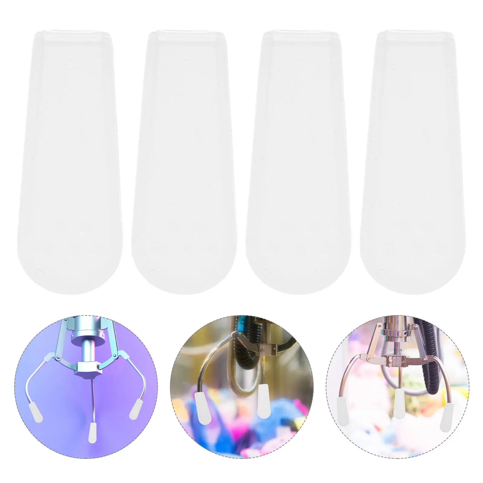 

20 шт. силиконовых противоскользящих накладок для захватов игровых автоматов, многофункциональные сменные аксессуары для торговых автоматов