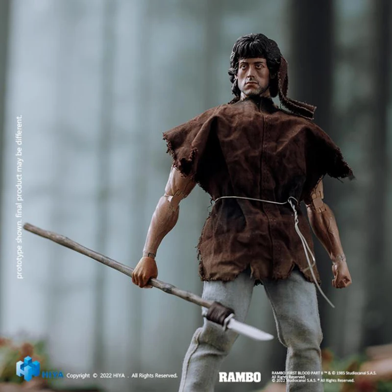 100% In Stock Original Hiya Toys John Rambo II/III First Blood Exquisite Super 1/12 PX Anime Action Collection Figures Model Toy