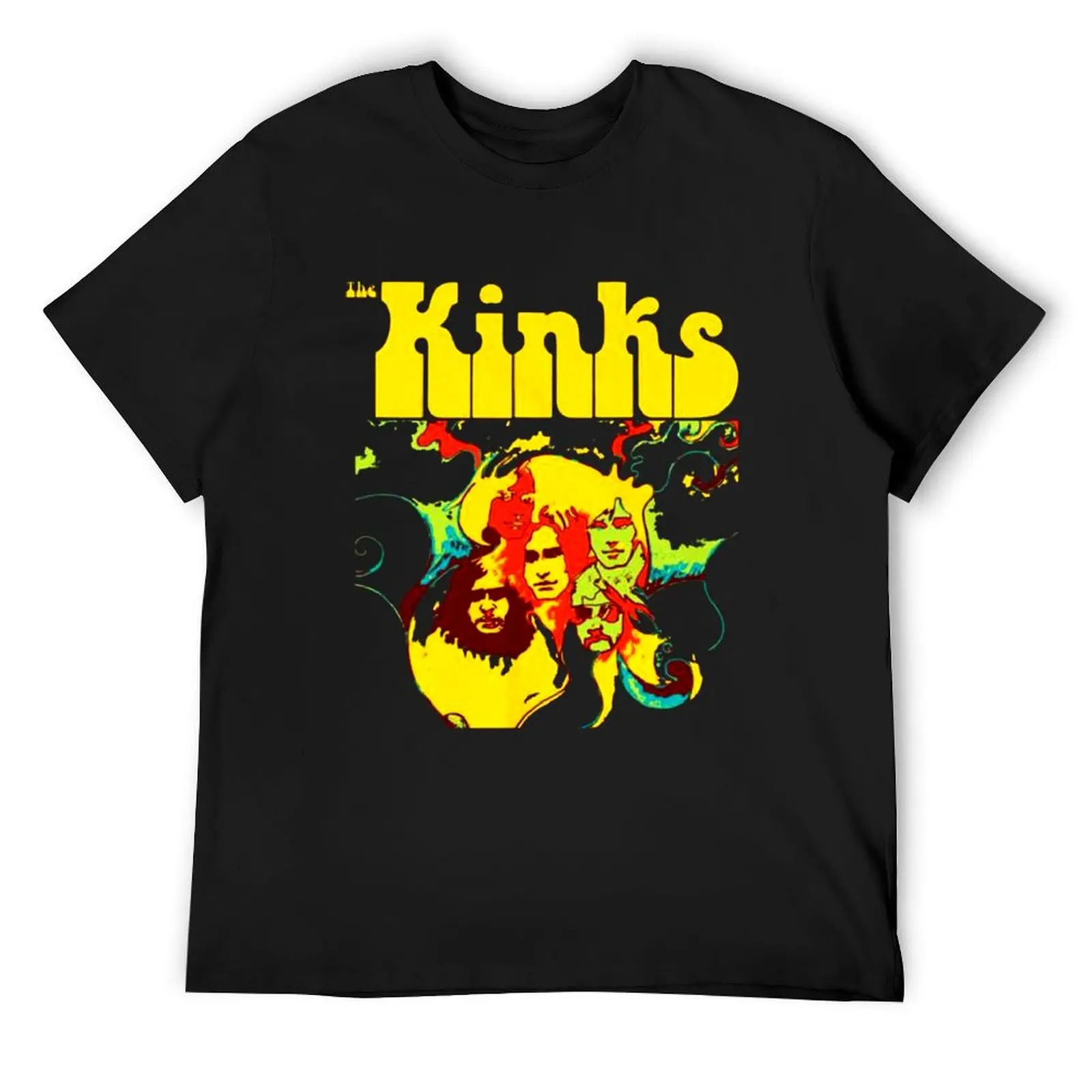 

The Kinks Love Rock Band Art T-Shirt oversized t shirt plus size clothes shirts graphic Man t-shirt men clothing