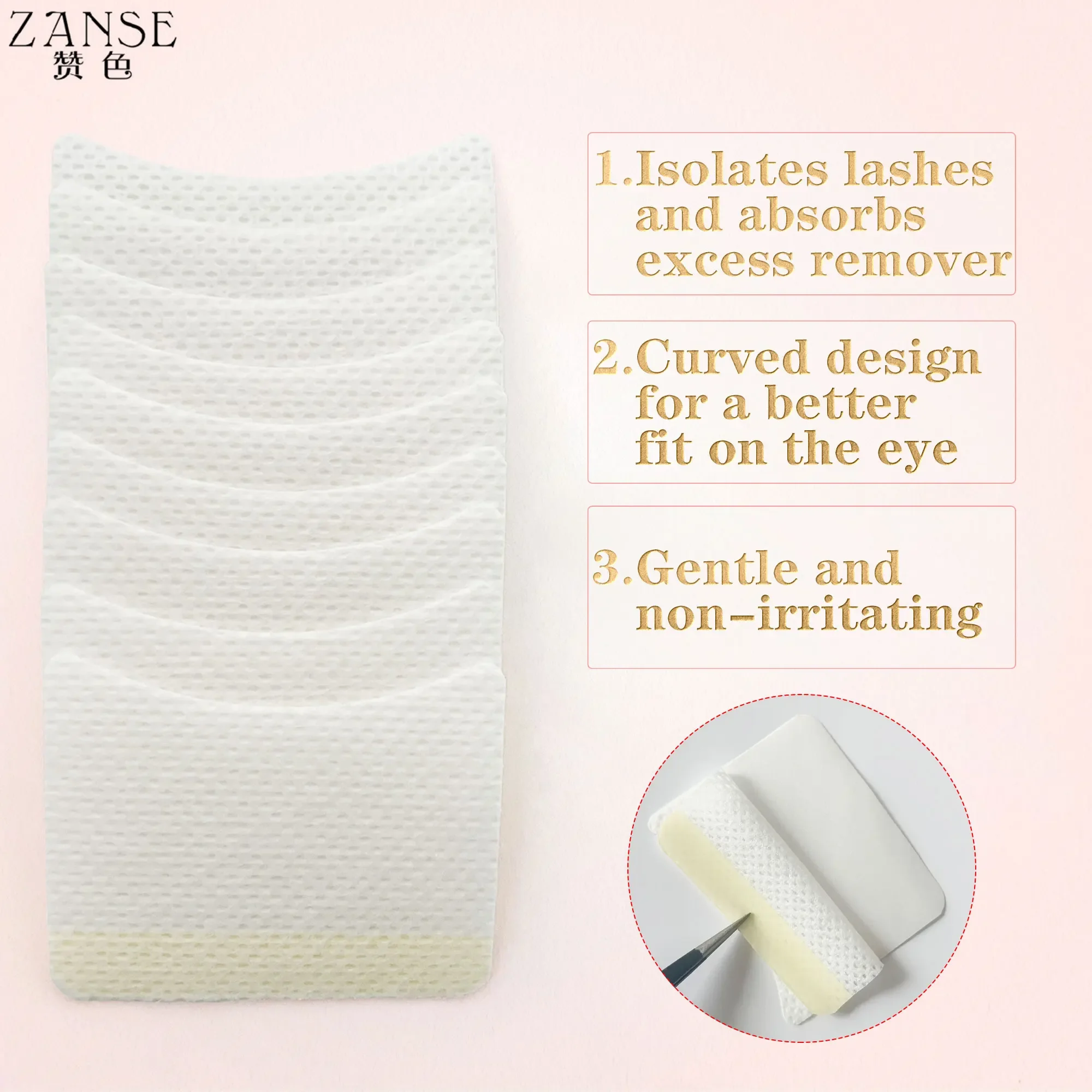 400 pçs algodão cílios extensão remendo adesivo para remover cílios almofadas de olho descartáveis remendos para ferramenta de maquiagem atacado