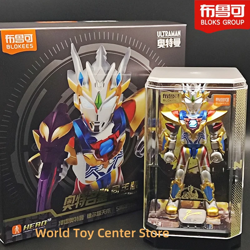 

Genuine Blokees Ultraman Action Figure 5th Anniversary Edition Ultraman Z Assemble Figure Collection Custom Children Gifts