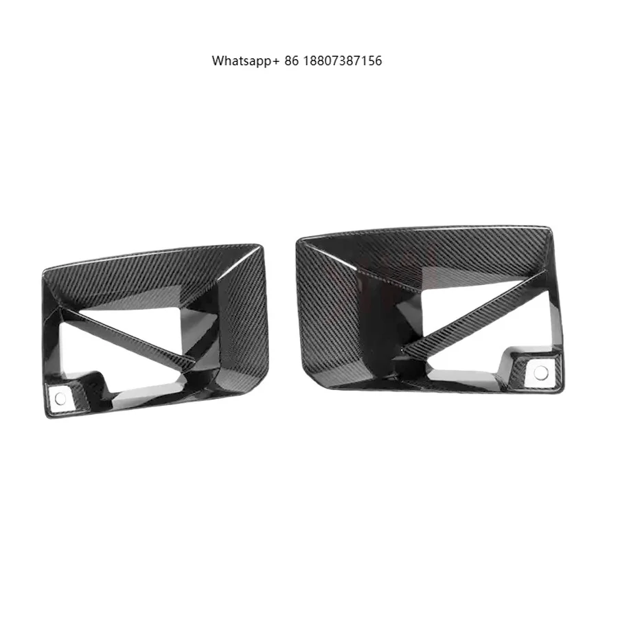 

Suitable for 2021 forBMW M2 G87 Front Bumper air Vent Dry Carbon Fiber Intake Light Frame Exterior Decoration