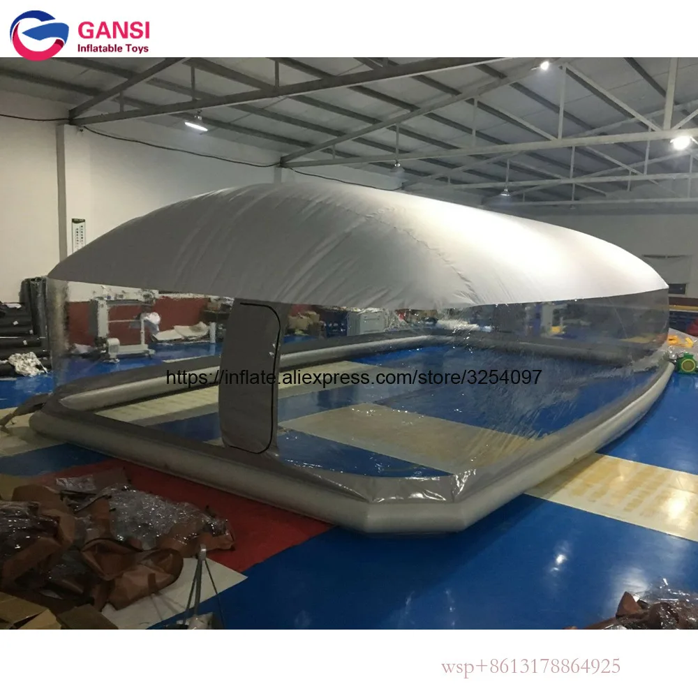 

Customized Pool Cover Transparent Tent Air Inflatable Swimming Pool Dome