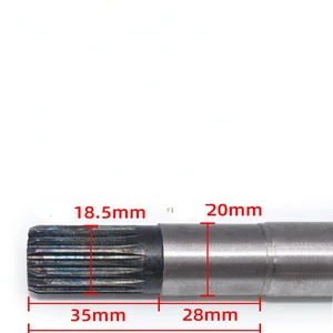 دراجة ثلاثية العجلات الكهربائية الصلب تحمل المحور الخلفي ، استبدال عمود القيادة ، 18 سنا 9 رمح الرأس 6205 ، 1 قطعة أعلى 8 مبيعات المحور ثلاثي العجلات - رقم 7