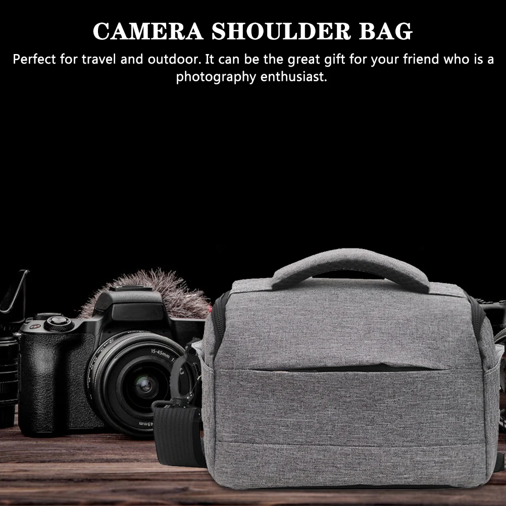 

Bag Large Capacity Durable Pouch Storage Protective Carrying Travel Messenger Shoulder Camera Storage Pouch Camera Carrying