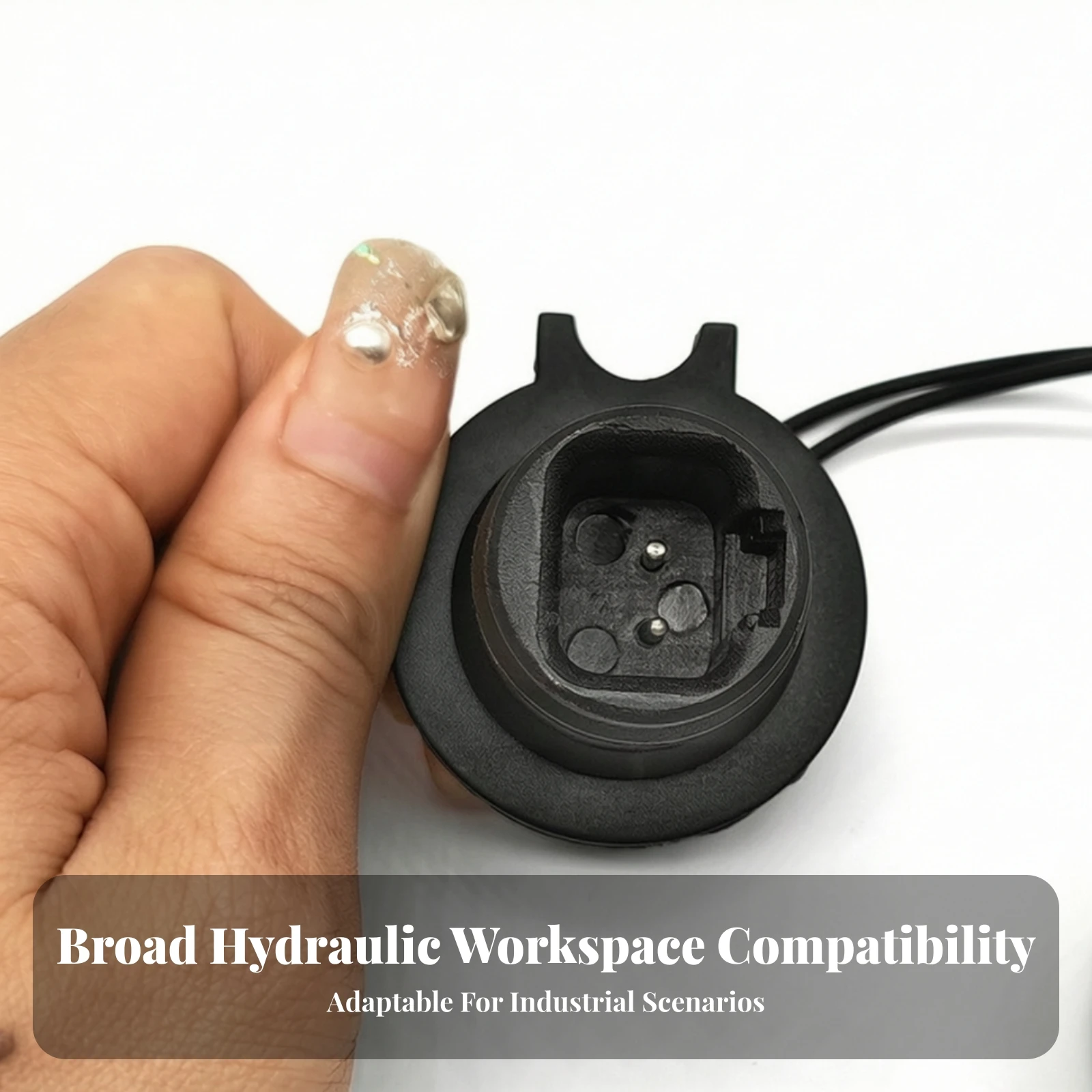Solenoid Coil Assembly Exact Fit Replacement Solenoid Coil Component Wired Compact for Mechanics, Machinery Repair