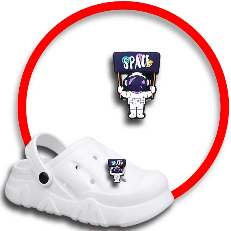 Space Aliens Shoe Charms for Crocs Sandals Women Clogs Pins Shoe Decorations Accessory Men Badges Girls Kids Shoes Accessories