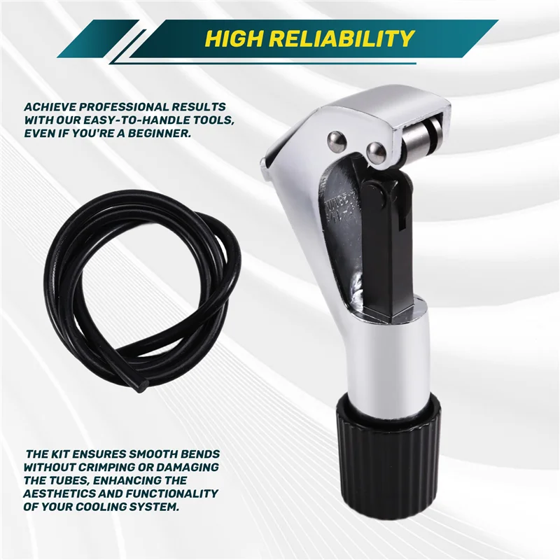 

JHD PC Water Cooling Tool Kit With Bender For Acrylic/PETG Hard Tubing, 12Mm OD Pipe Compatible