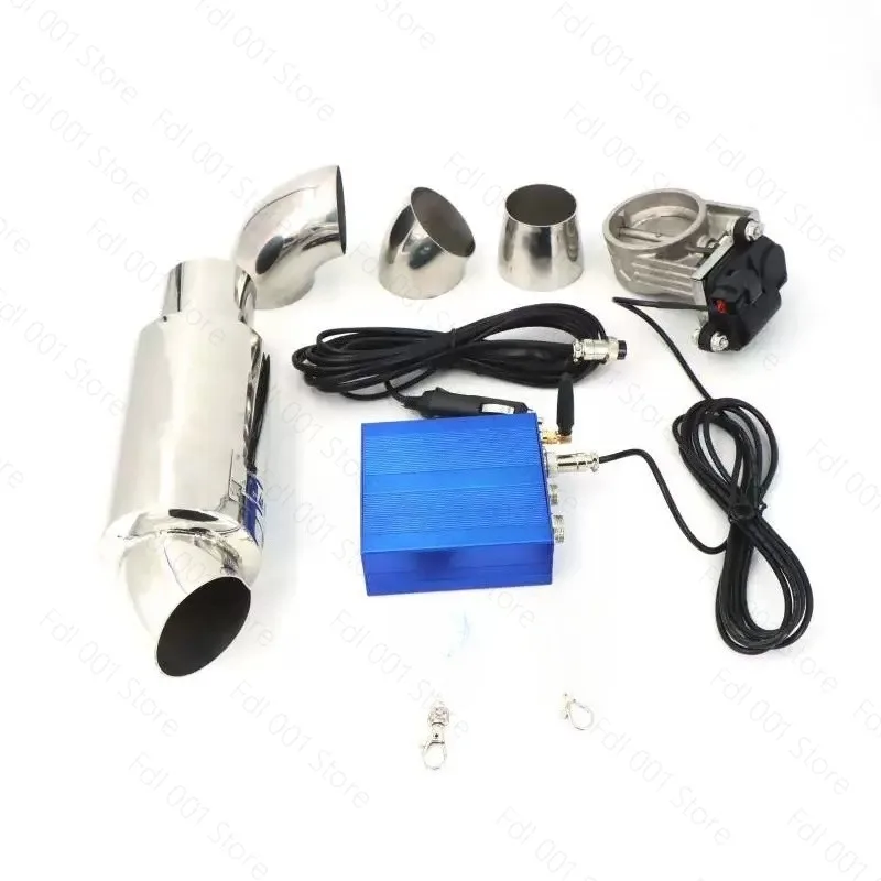 Automobile exhaust pipe refitted electric valve electronic controller micro-control valve body vacuum