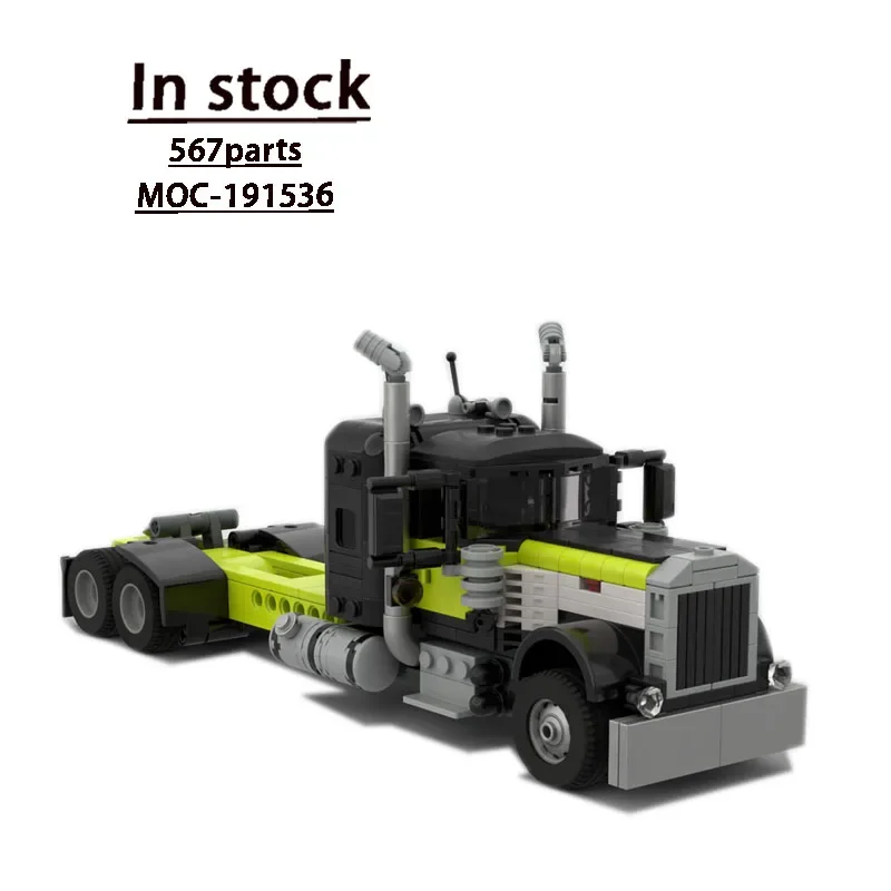 MOC-191536 Small Timber Transport Truck Building Block Model• 567 Parts Boys and Kids Christmas Building Blocks Toy Gifts