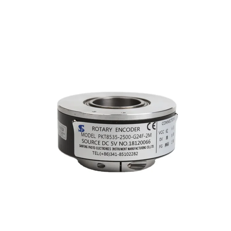 

2026 SF PKT85 Optical Rotary Encoder Clamping Flange Mounting 85mm Outer Diameter 35mm Hollow Shaft Push Pull Output 512P/R