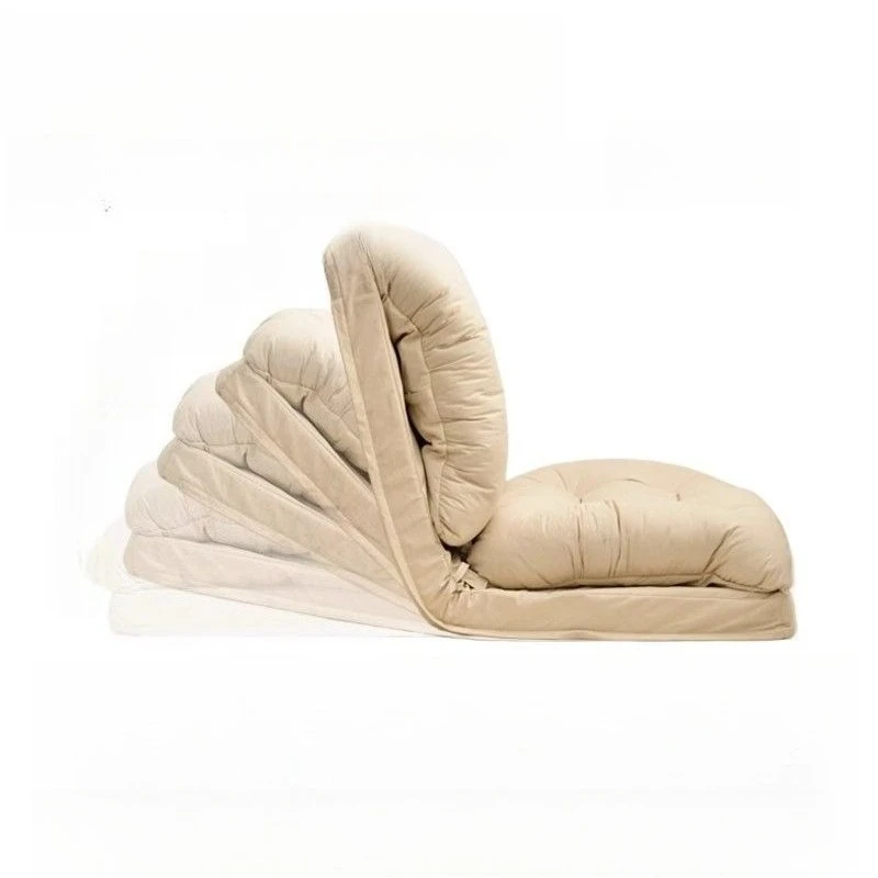 

Lazy sofa reclining and sleeping single bed backrest chair dual-purpose bedroom living room leisure foldable bed