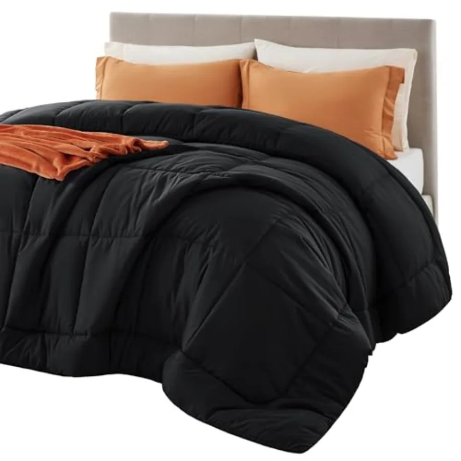 

Одеяло-вкладыш Comforter Duvet Insert - Стеганое всесезонное одеяло GentleSoft с наполнителем из искусственного пуха, с 8 креплениями, подарки для женщин