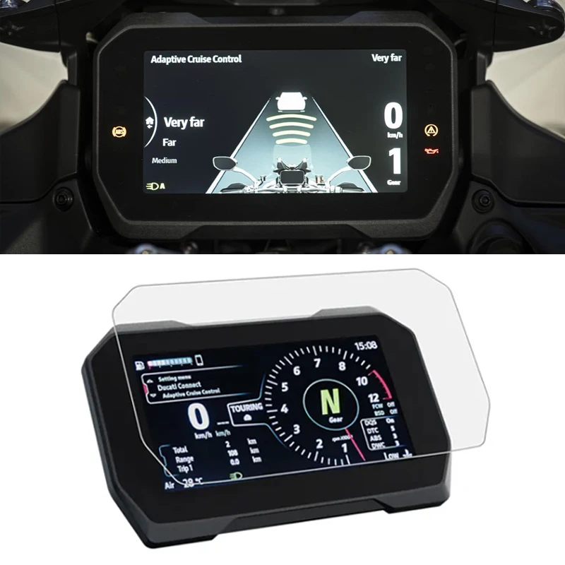 

Для Ducati Multistrada V4 Защитная пленка для экрана приборной панели, кластерная пленка Pikes Peak v4S Sport 2021 2022 2023, мотоцикл