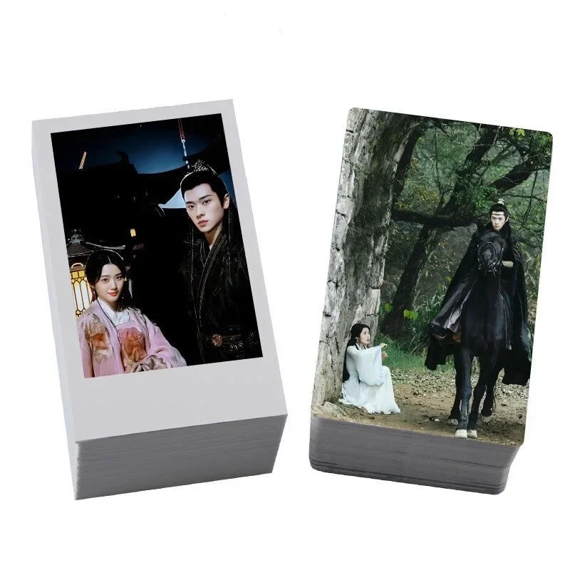 100PC Yu Shuxin Zhang Linghe Chen Lei Tian Jiarui Lomo Cards TV My Journey To You Drama Stills Pai Li De Meal Bus Card Stickers