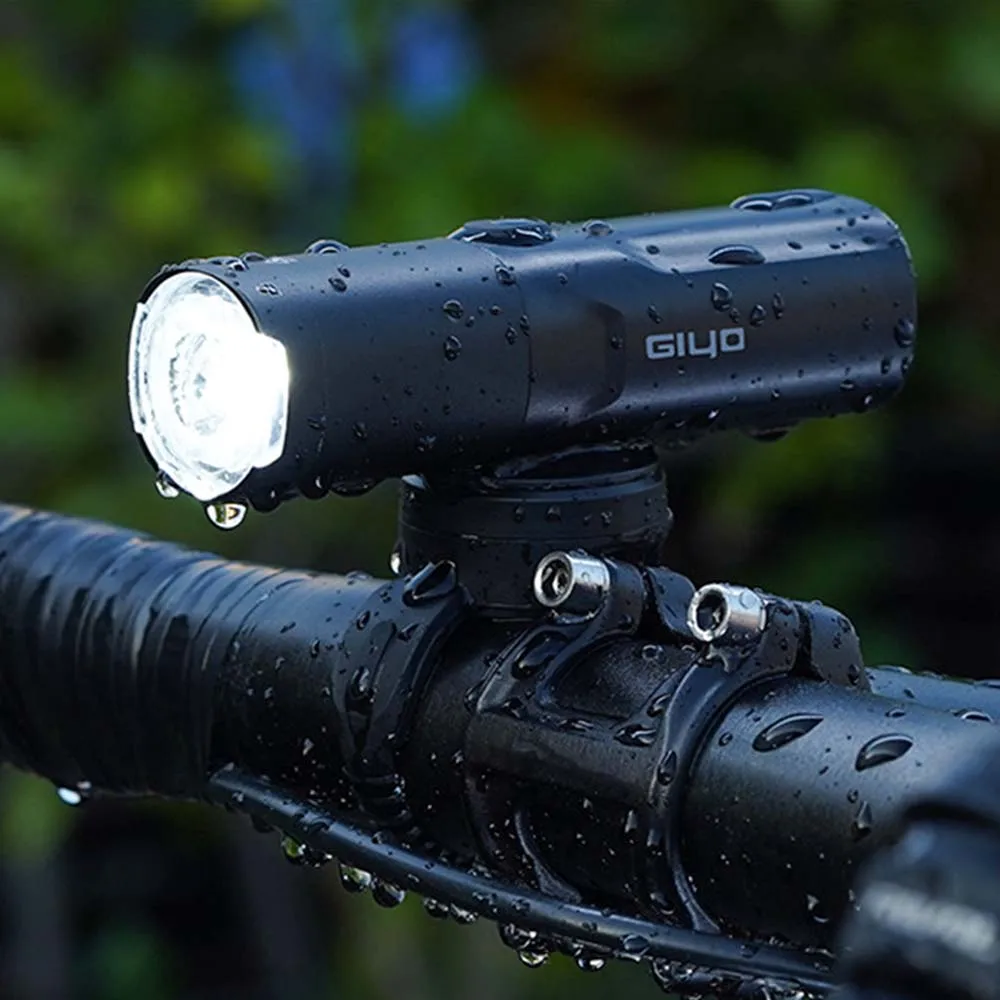 GIYO Mtb Bike Lights Bicycle Led Light Accessories Usb Rechargeable Portable Cycling Front Bicycle Lighting 400 600 800 Lumens