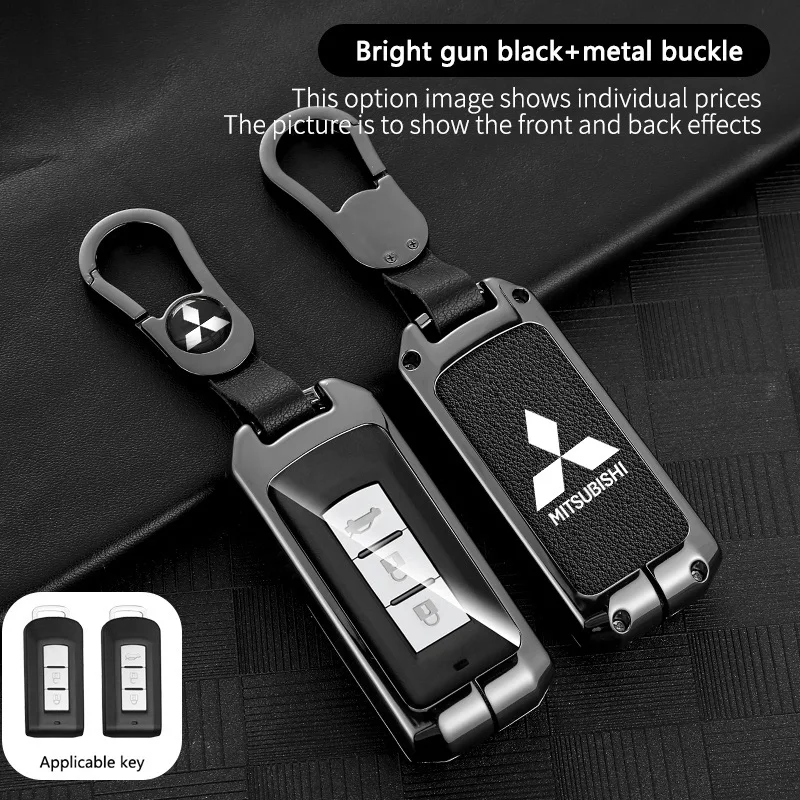 Car Key Case Case for Mitsubishi ASX LANCER Pajero Sport Outlander Eclipse Xpander Cross Montero Keys Full Cover Bag Accessories