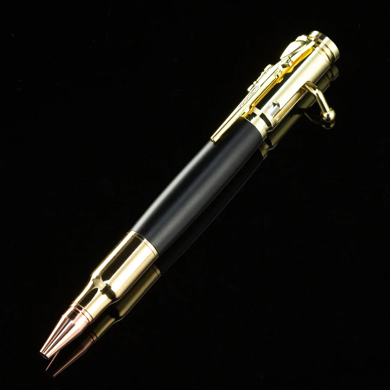 2PCS Bolt pen stock wholesale creative metal pen printable logo multifunctional ballpoint pen