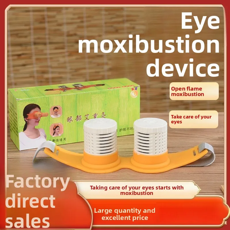 

Direct Moxibustion Eye Care Set - At-Home Smoke Therapy for Vision Relief, Reusable Eye Massager with Tools