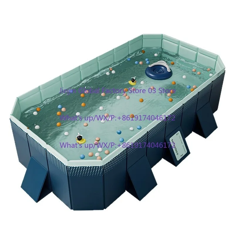 Swimming pool thickened wear-resistant inflatable swimming pool outdoor foldable paddlingchildren's home beach