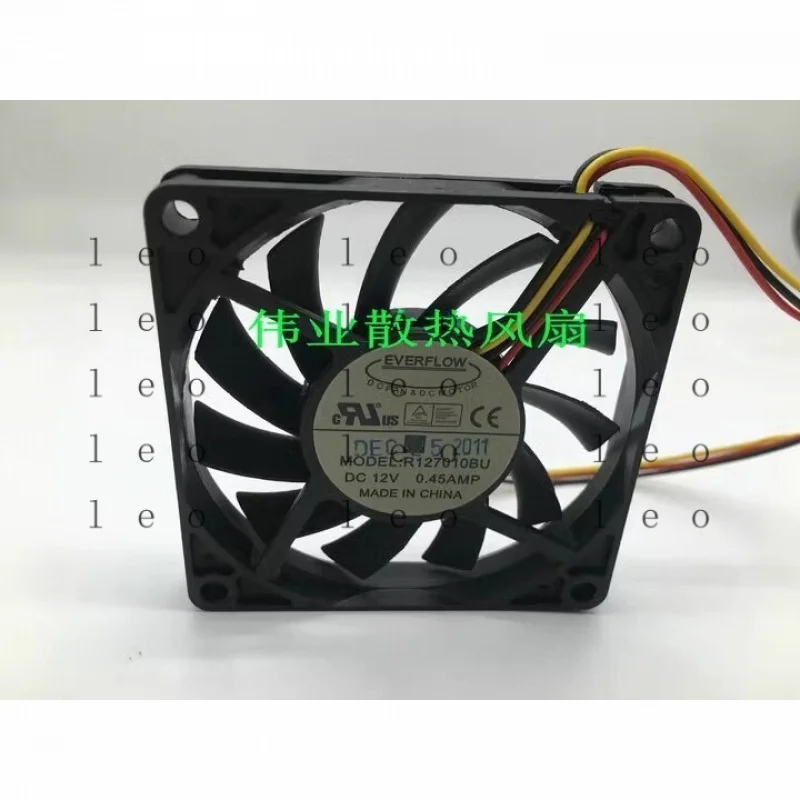 

Вентилятор охлаждения AA for EVERFLOW R127010BU 12V 0.45A 7CM 7010, 3-проводной, тонкий и бесшумный