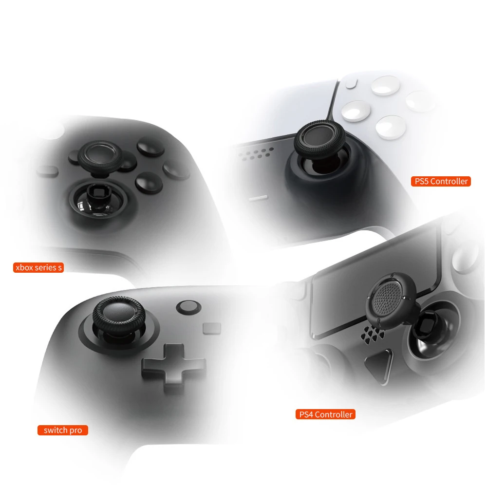 Replacement Controller Analog Thumbstick Thumb Stick Mushroom Grip Cap Cover for PS4 Pro Slim/PS5/Switch PRO/XBOX series