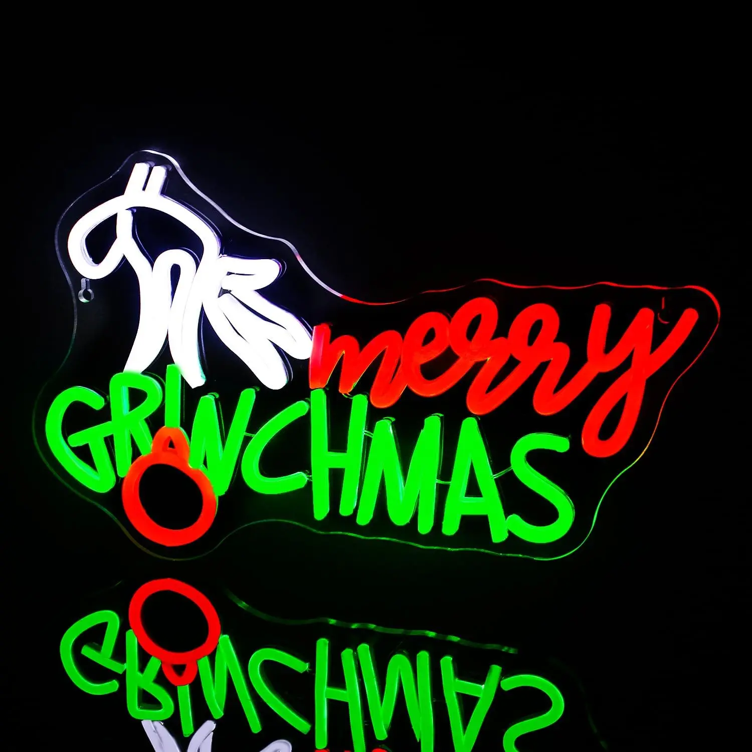 Merry Christmas Neon Sign USB Dimmable LED Neon Light for Christmas Party Backdrop Bedroom Window Bar Club Shop Home Decoration