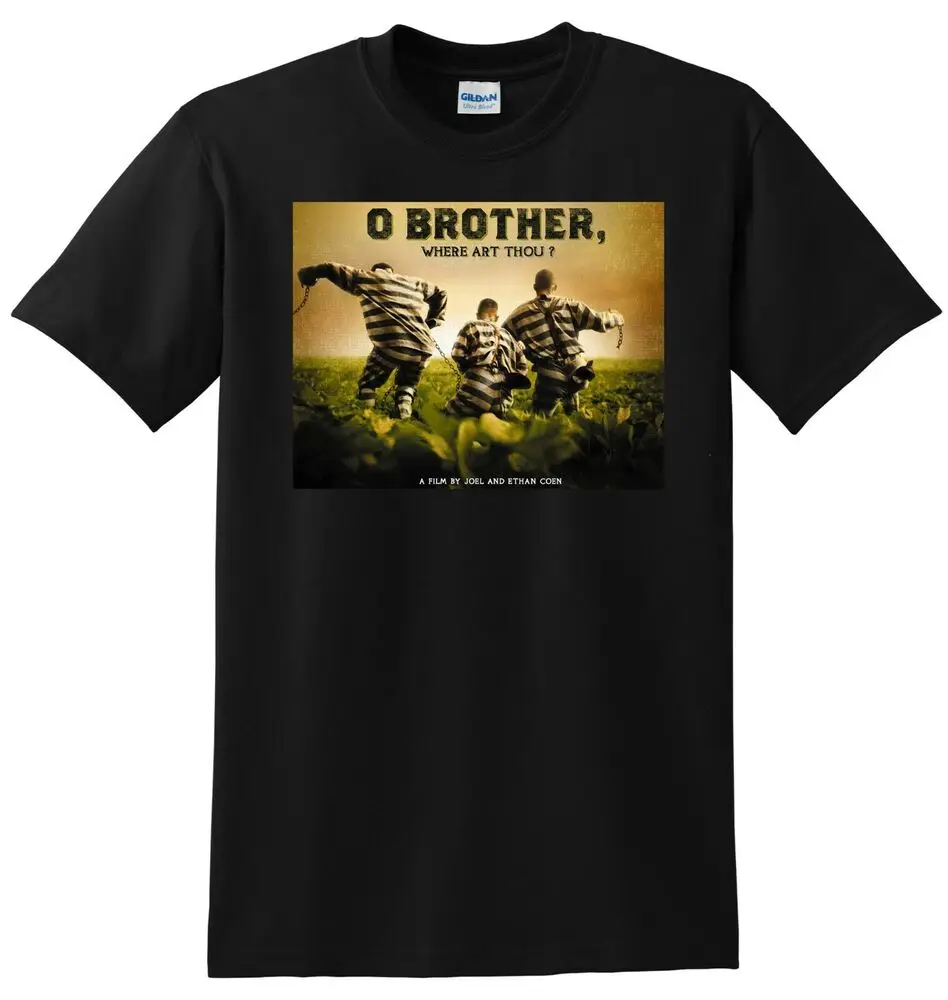 O BROTHER WHERE ART THOU T SHIRT 4k Bluray Dvd Cover Anime Graphic T-shirts For Men Clothing Women Short Sleeve Tees